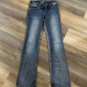Wrangler Women's Classic Boot Cut Jeans - Dark Blue